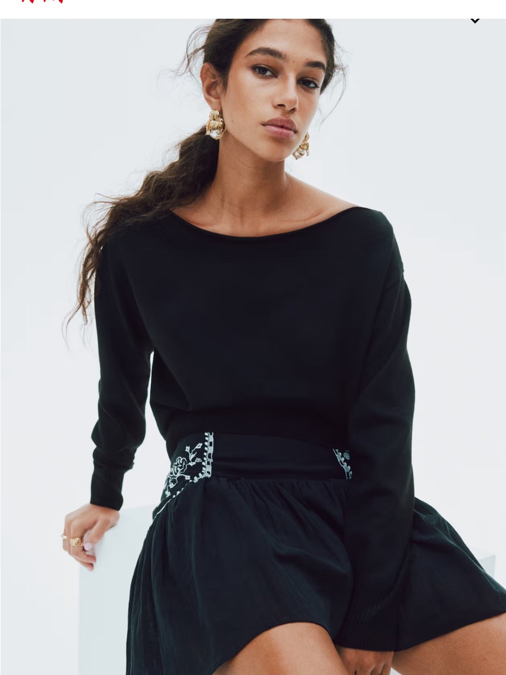H&M Off the Shoulder Sweater